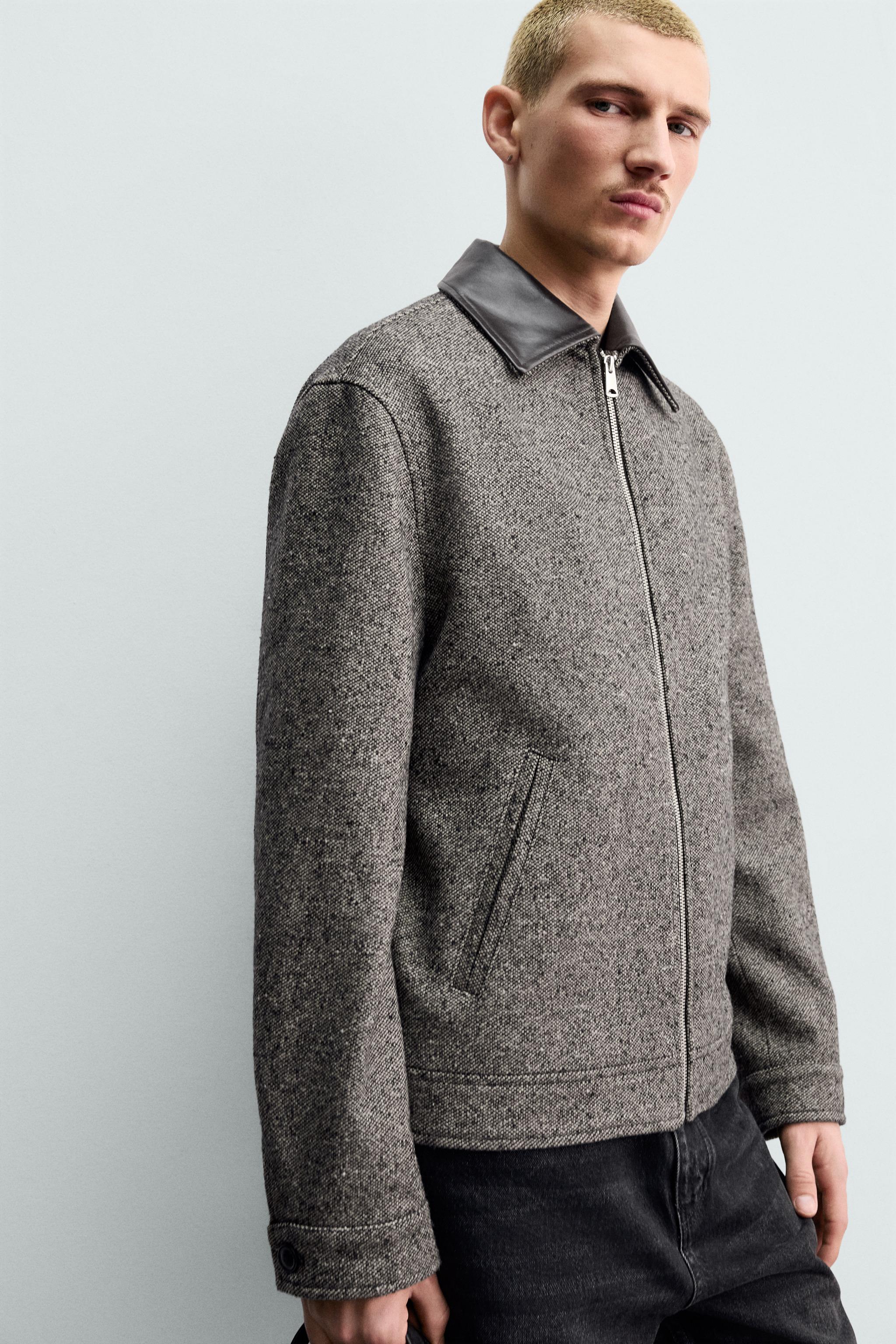 BLOUSON STRUCTURÉ BIMATIÈRE CUIR ORIGINS